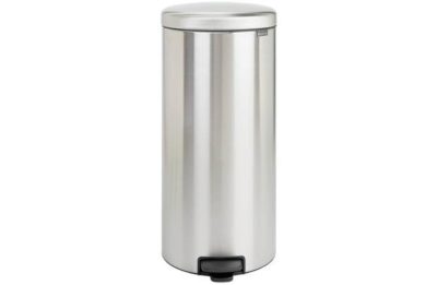 Brabantia 30 Litre Newlcon Pedal Bin - Matt Steel.
